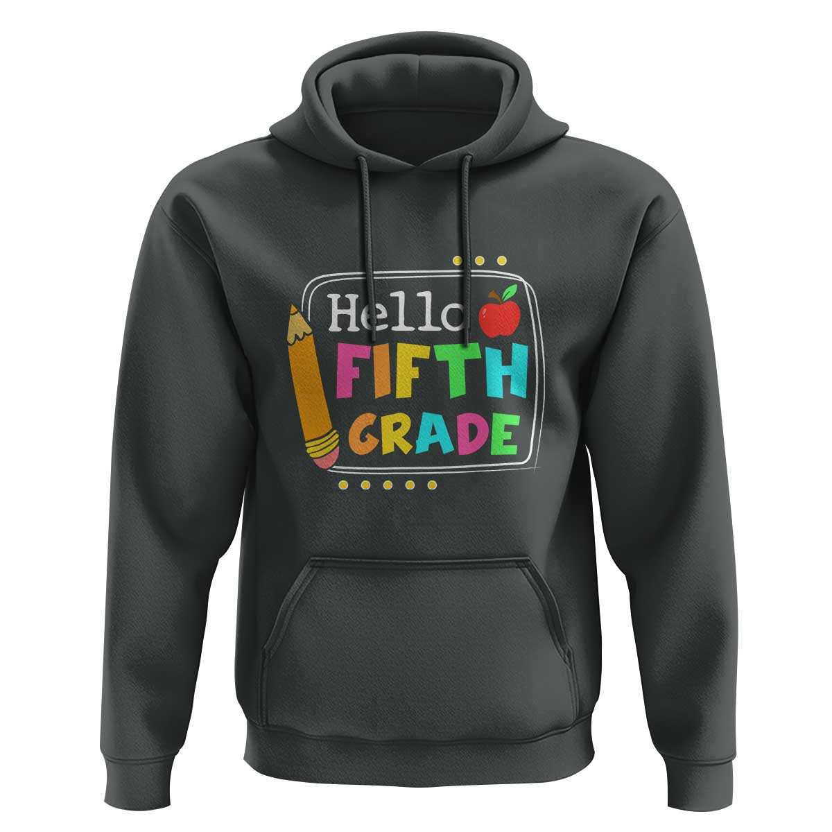 Hello Fifth Grade Hoodie Back to School Outfit for 5th Graders - Wonder Print Shop