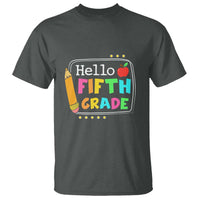 Hello Fifth Grade T Shirt Back to School Outfit for 5th Graders - Wonder Print Shop