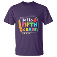 Hello Fifth Grade T Shirt Back to School Outfit for 5th Graders - Wonder Print Shop