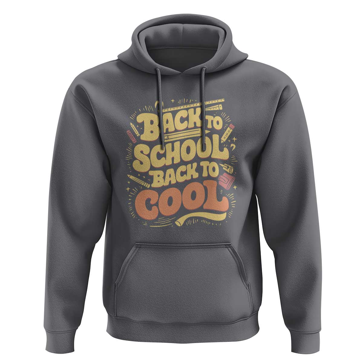 Funny Back to School Hoodie Back to Cool Design - Wonder Print Shop
