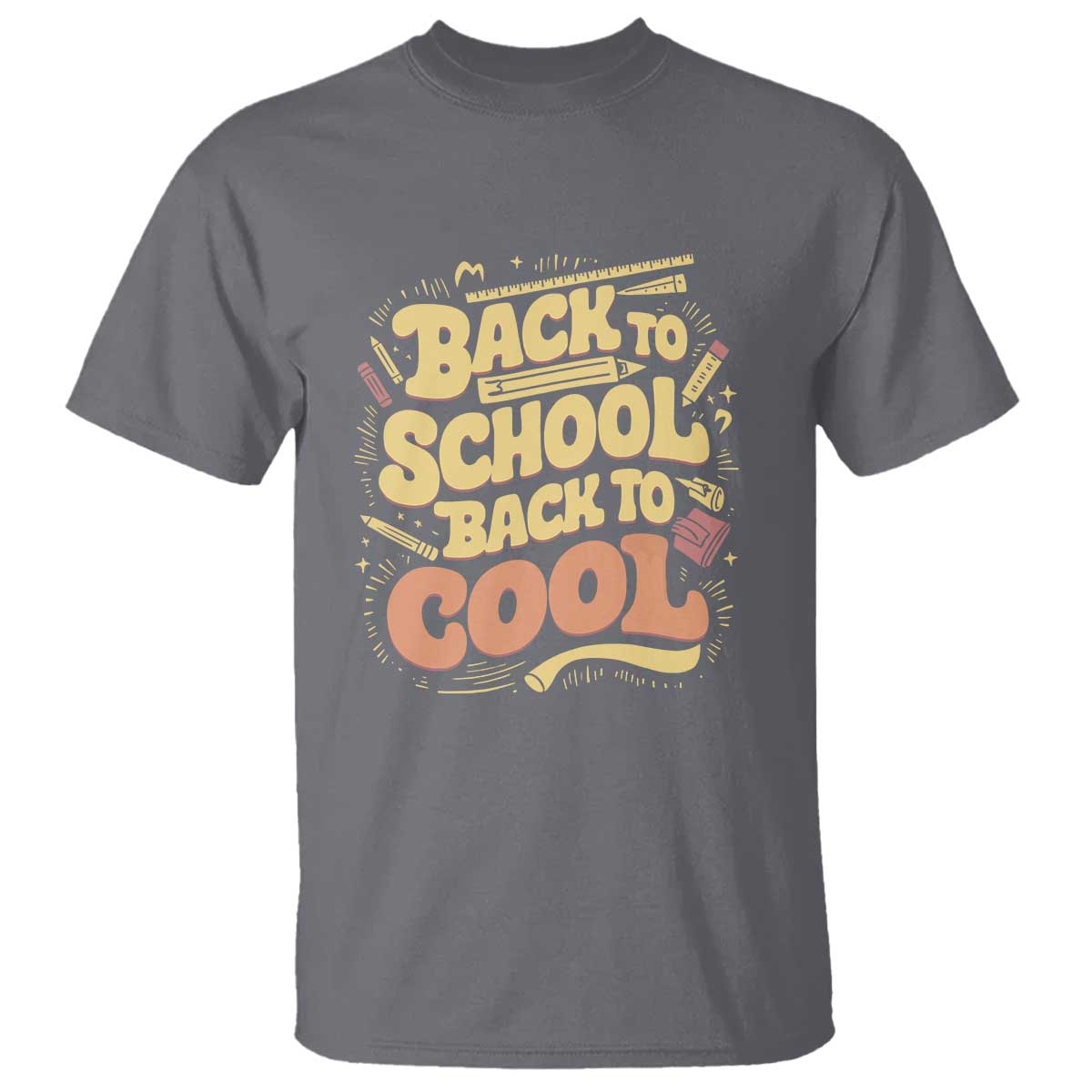 Funny Back to School T Shirt Back to Cool Design - Wonder Print Shop