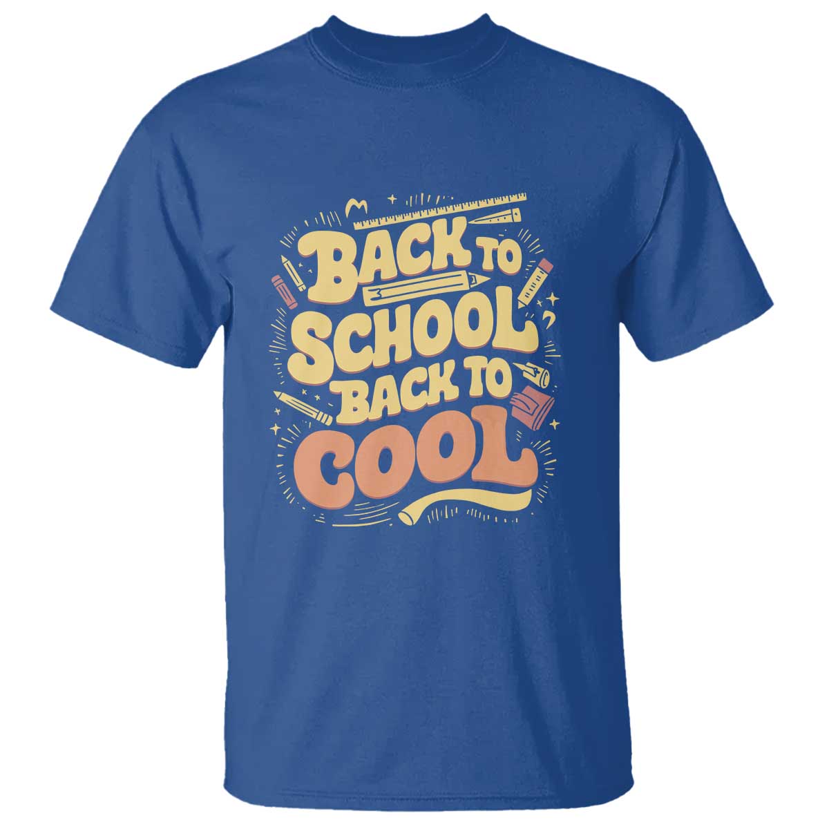 Funny Back to School T Shirt Back to Cool Design - Wonder Print Shop