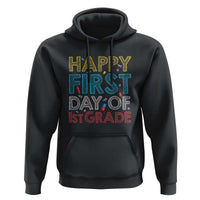 Happy First Day of 1st Grade Hoodie Back to School for Girls & Boys - Wonder Print Shop
