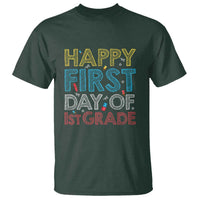 Happy First Day of 1st Grade T Shirt Back to School for Girls & Boys - Wonder Print Shop