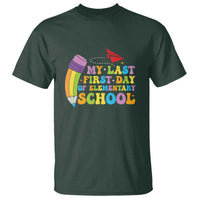 Back to School T Shirt My Last First Day of Elementary School - Wonder Print Shop
