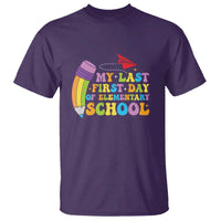 Back to School T Shirt My Last First Day of Elementary School - Wonder Print Shop