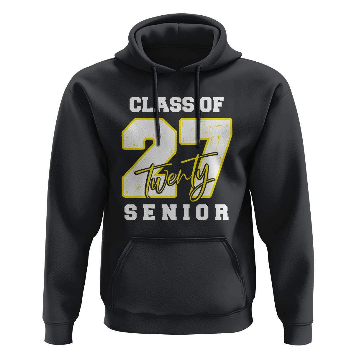 Class of 2027 Senior Hoodie 12th Grade Back to School High School - Wonder Print Shop