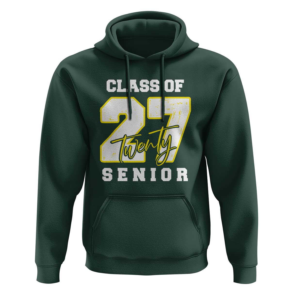 Class of 2027 Senior Hoodie 12th Grade Back to School High School - Wonder Print Shop