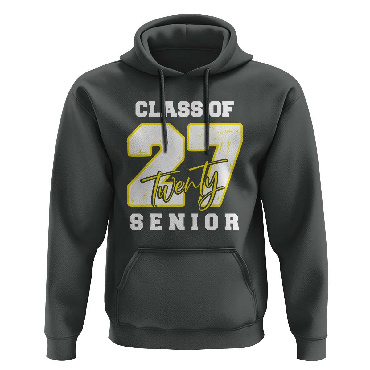 Class of 2027 Senior Hoodie 12th Grade Back to School High School - Wonder Print Shop