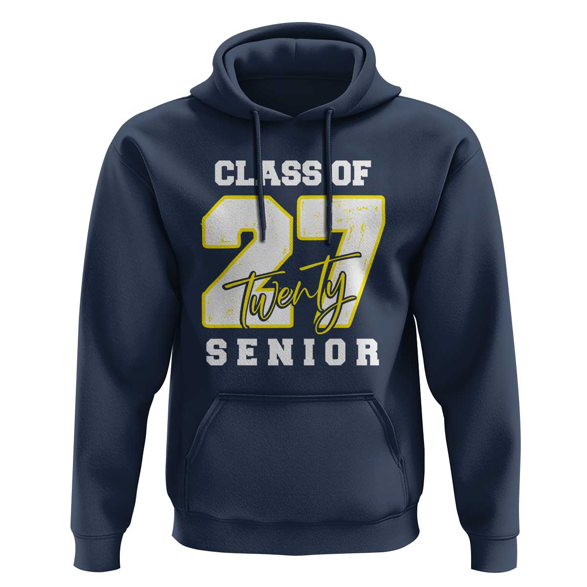 Class of 2027 Senior Hoodie 12th Grade Back to School High School - Wonder Print Shop