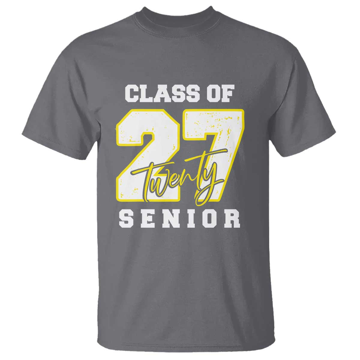 Class of 2027 Senior T Shirt 12th Grade Back to School High School - Wonder Print Shop