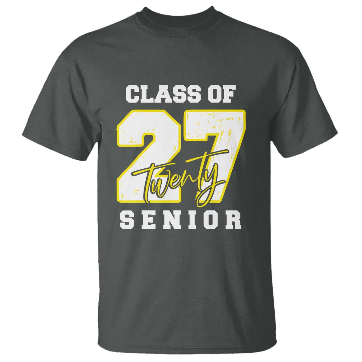 Class of 2027 Senior T Shirt 12th Grade Back to School High School - Wonder Print Shop