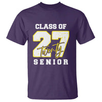 Class of 2027 Senior T Shirt 12th Grade Back to School High School - Wonder Print Shop