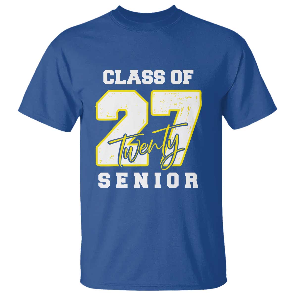 Class of 2027 Senior T Shirt 12th Grade Back to School High School - Wonder Print Shop