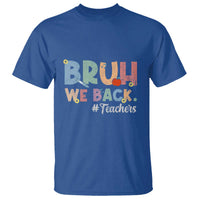 Bruh We Back 1st Graders T Shirt Retro Vintage Back to School Design - Wonder Print Shop