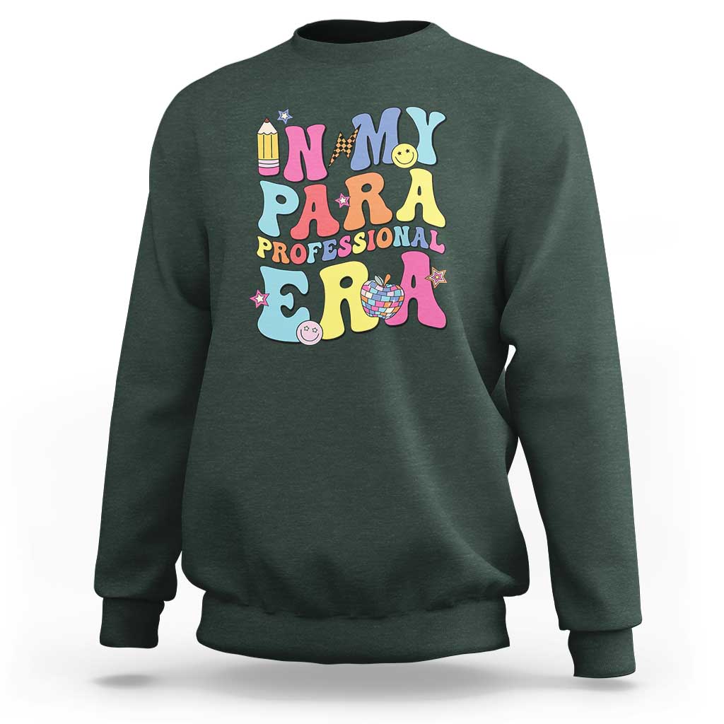 In My Para Professional Era Sweatshirt Perfect for Back to School - Wonder Print Shop