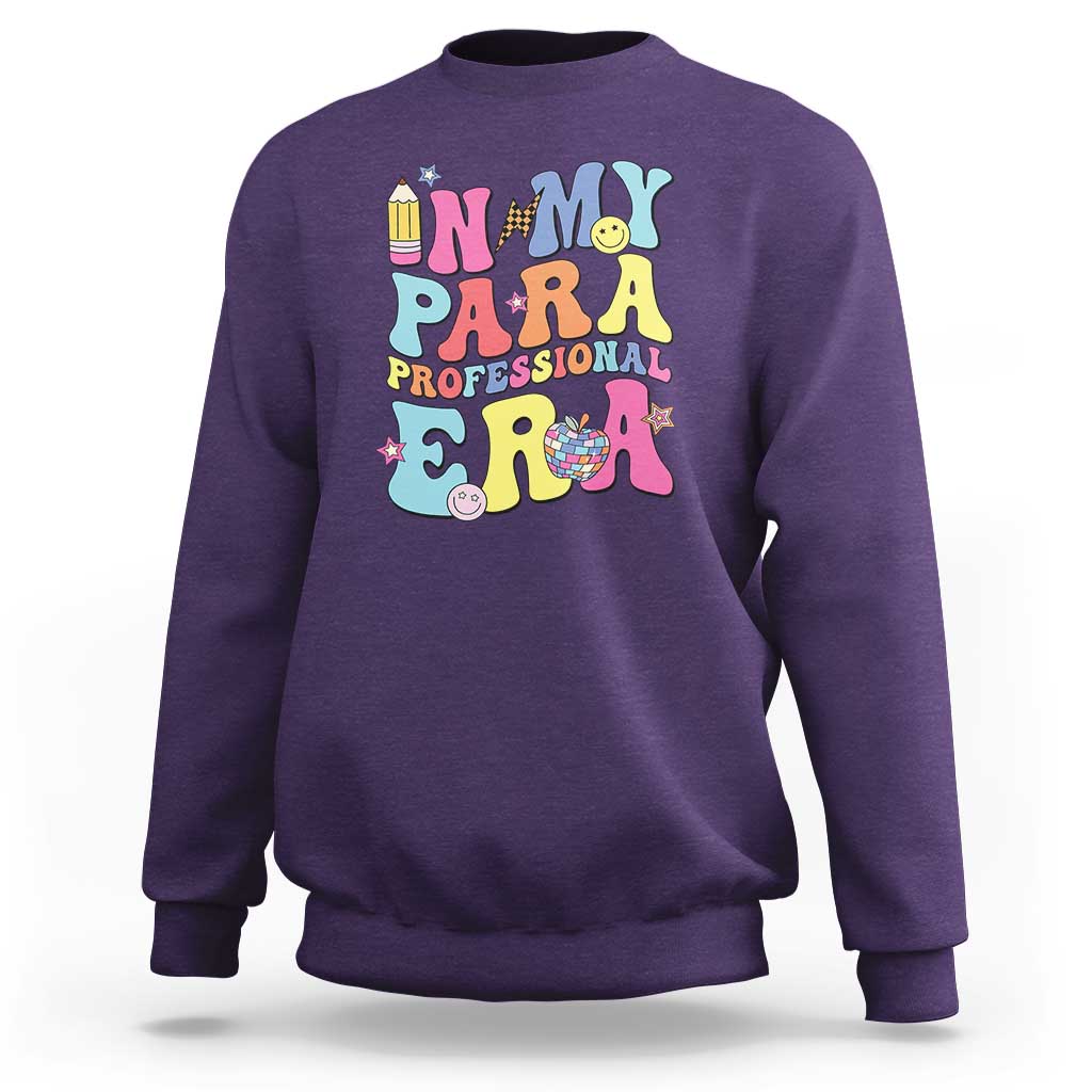 In My Para Professional Era Sweatshirt Perfect for Back to School - Wonder Print Shop