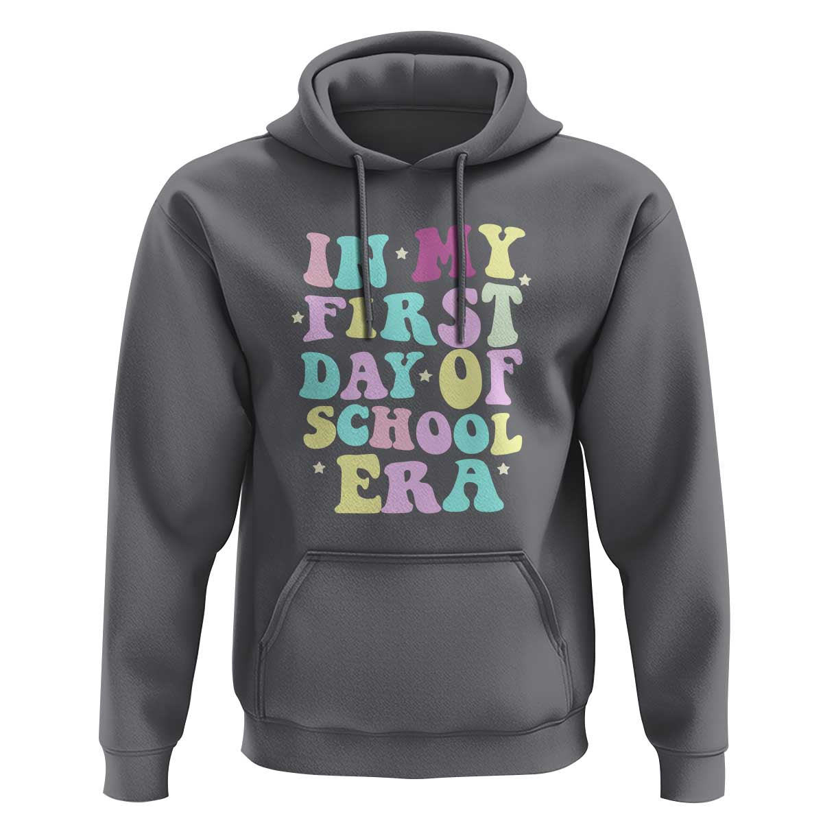 In My First Day of School Era Hoodie Back to School Retro Style - Wonder Print Shop