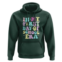 In My First Day of School Era Hoodie Back to School Retro Style - Wonder Print Shop