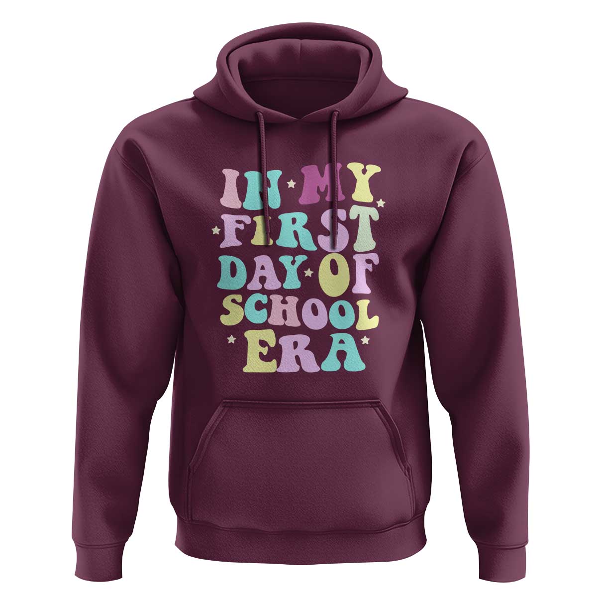 In My First Day of School Era Hoodie Back to School Retro Style - Wonder Print Shop