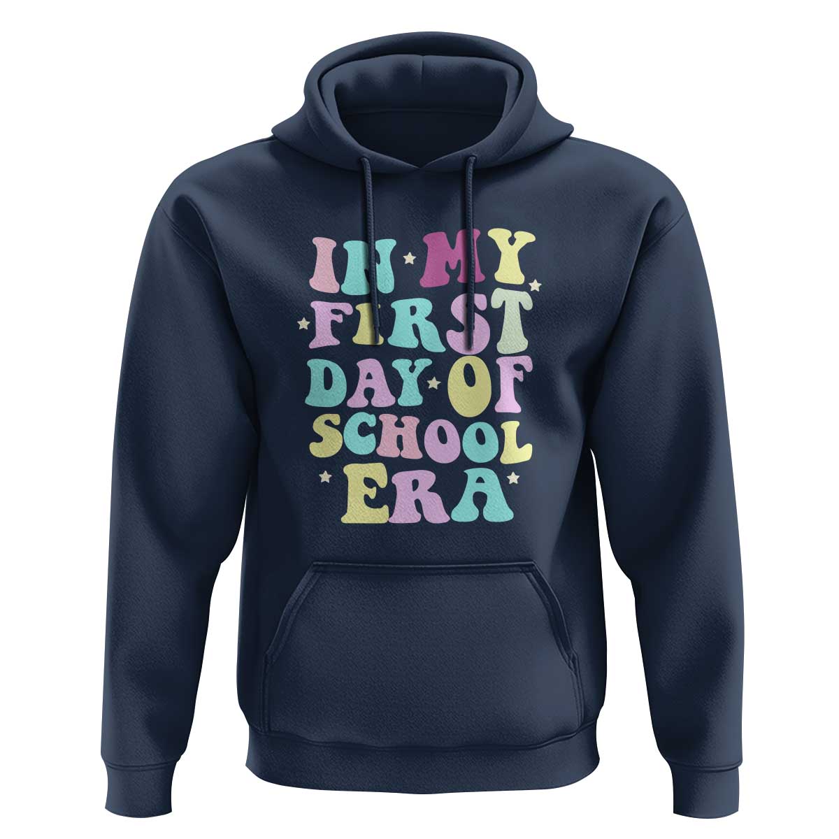 In My First Day of School Era Hoodie Back to School Retro Style - Wonder Print Shop