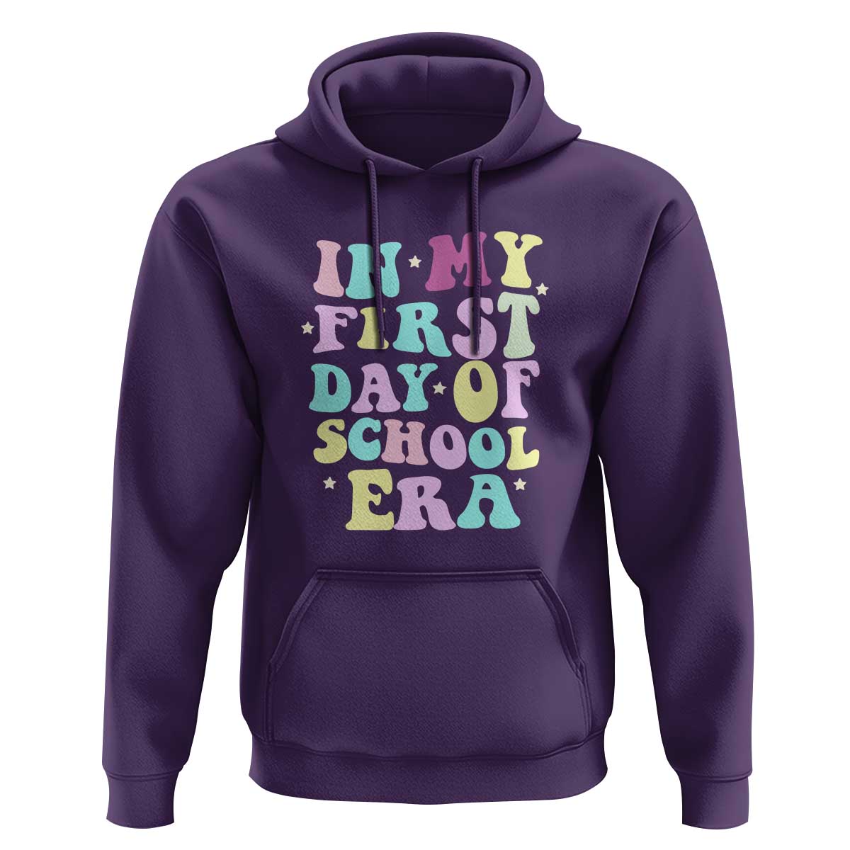 In My First Day of School Era Hoodie Back to School Retro Style - Wonder Print Shop