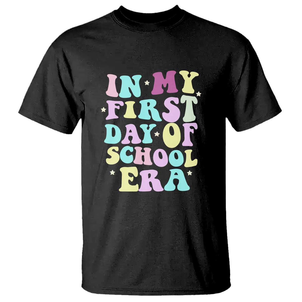 In My First Day of School Era T Shirt Back to School Retro Style - Wonder Print Shop