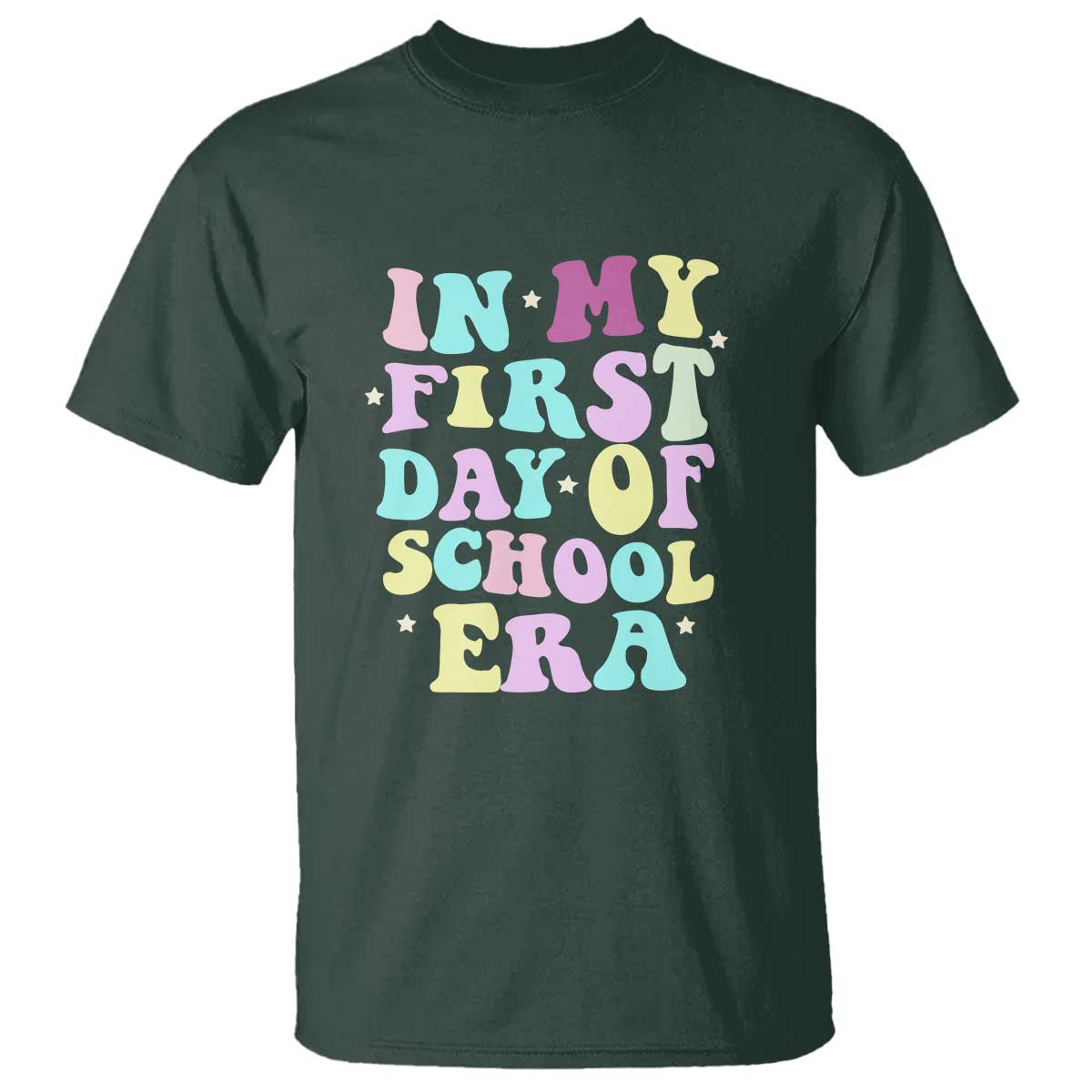 In My First Day of School Era T Shirt Back to School Retro Style - Wonder Print Shop