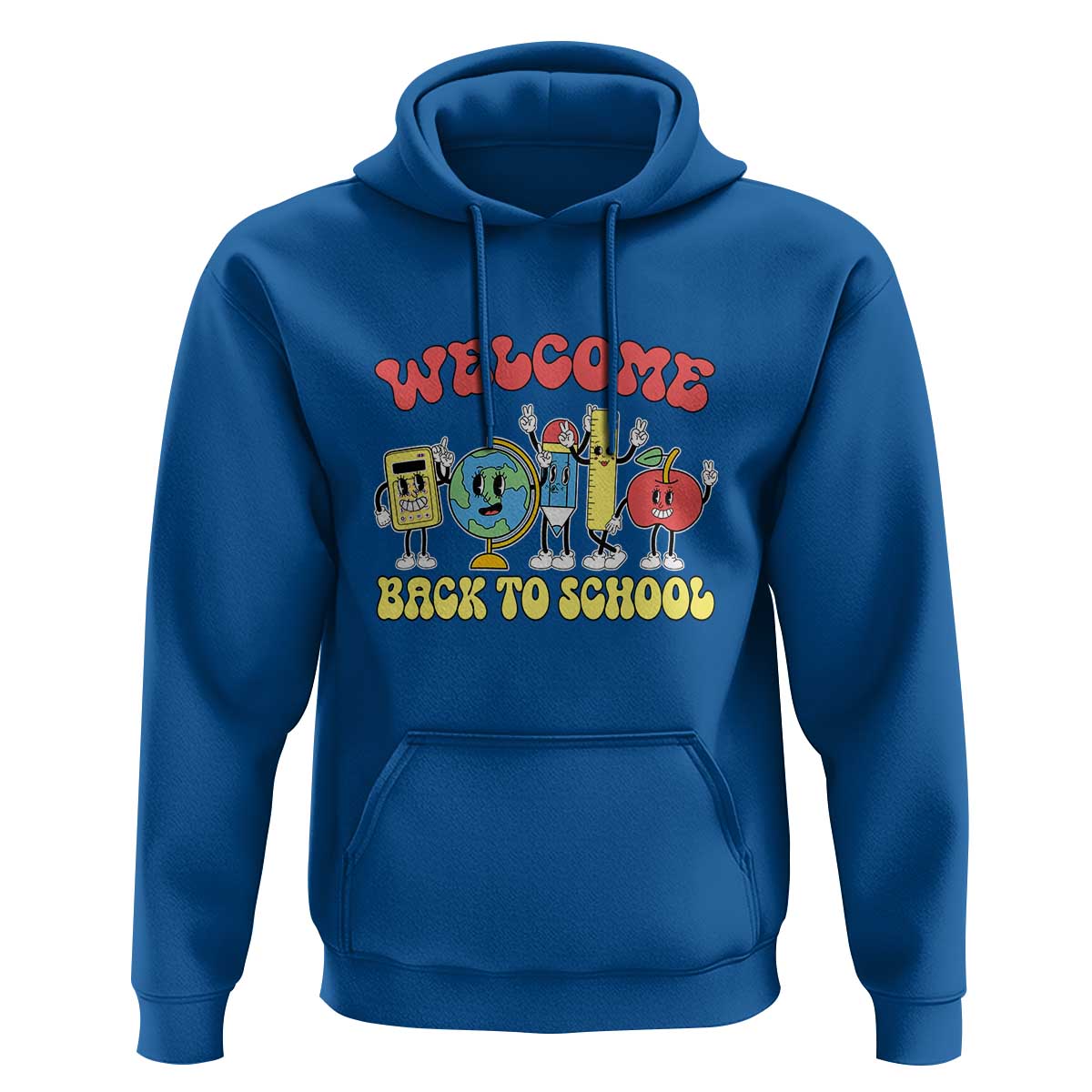 Welcome Back to School Hoodie Happy First Day for Teachers, Boys, & Girls - Wonder Print Shop