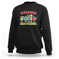 Welcome Back to School Sweatshirt Happy First Day for Teachers, Boys, & Girls - Wonder Print Shop