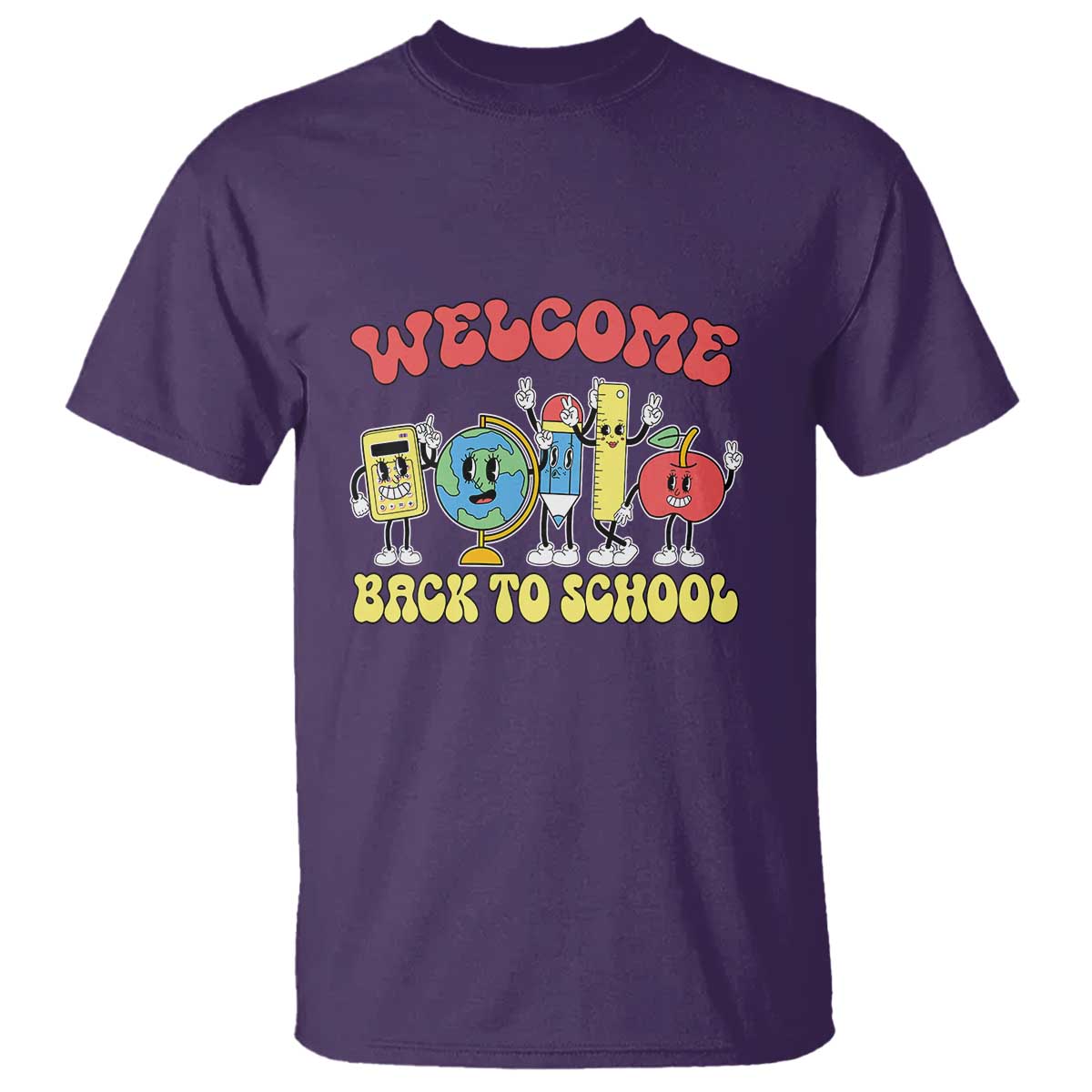 Welcome Back to School T Shirt Happy First Day for Teachers, Boys, & Girls - Wonder Print Shop