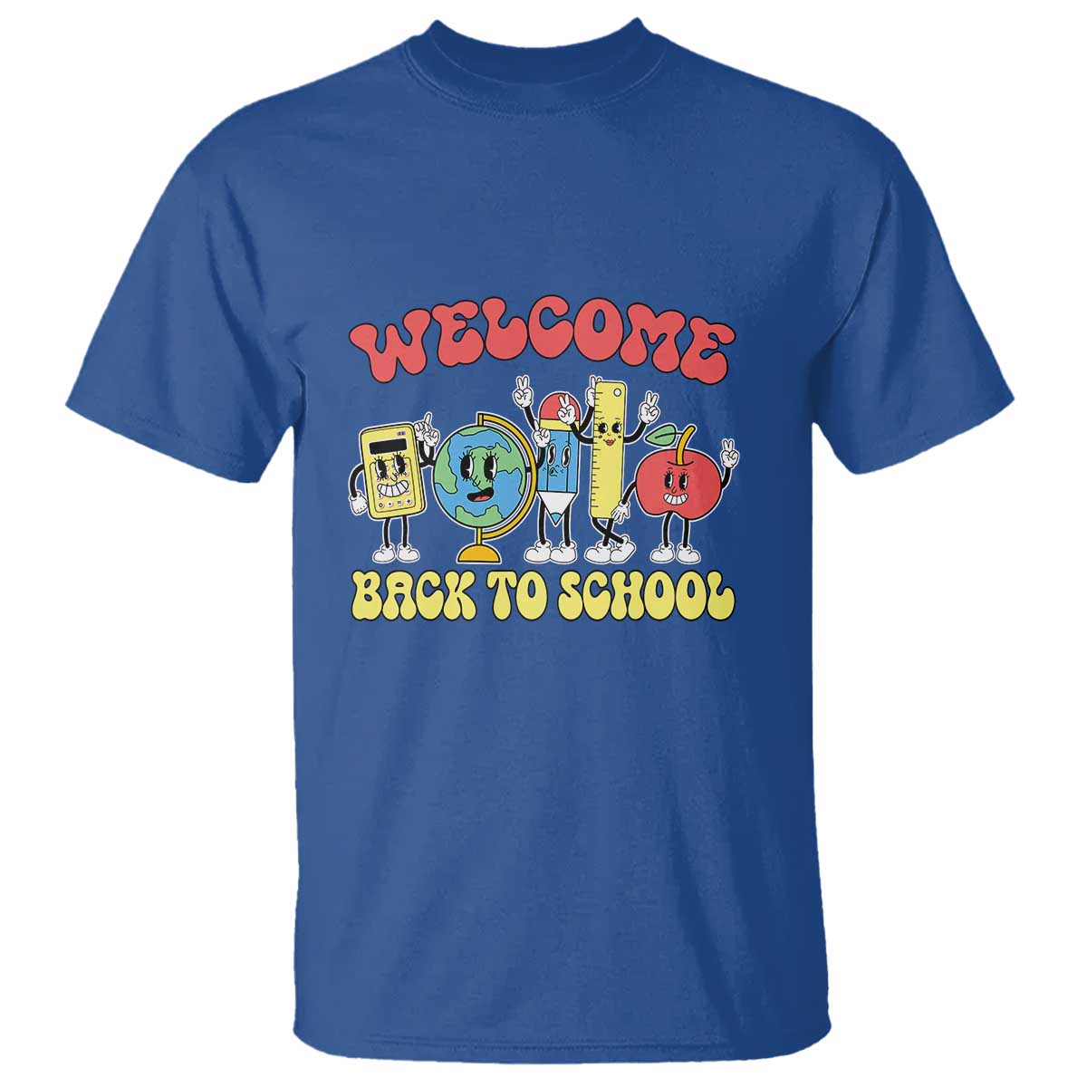 Welcome Back to School T Shirt Happy First Day for Teachers, Boys, & Girls - Wonder Print Shop