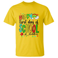Happy First Day of School T Shirt Perfect for Teachers Back to School - Wonder Print Shop