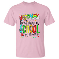 Happy First Day of School T Shirt Perfect for Teachers Back to School - Wonder Print Shop