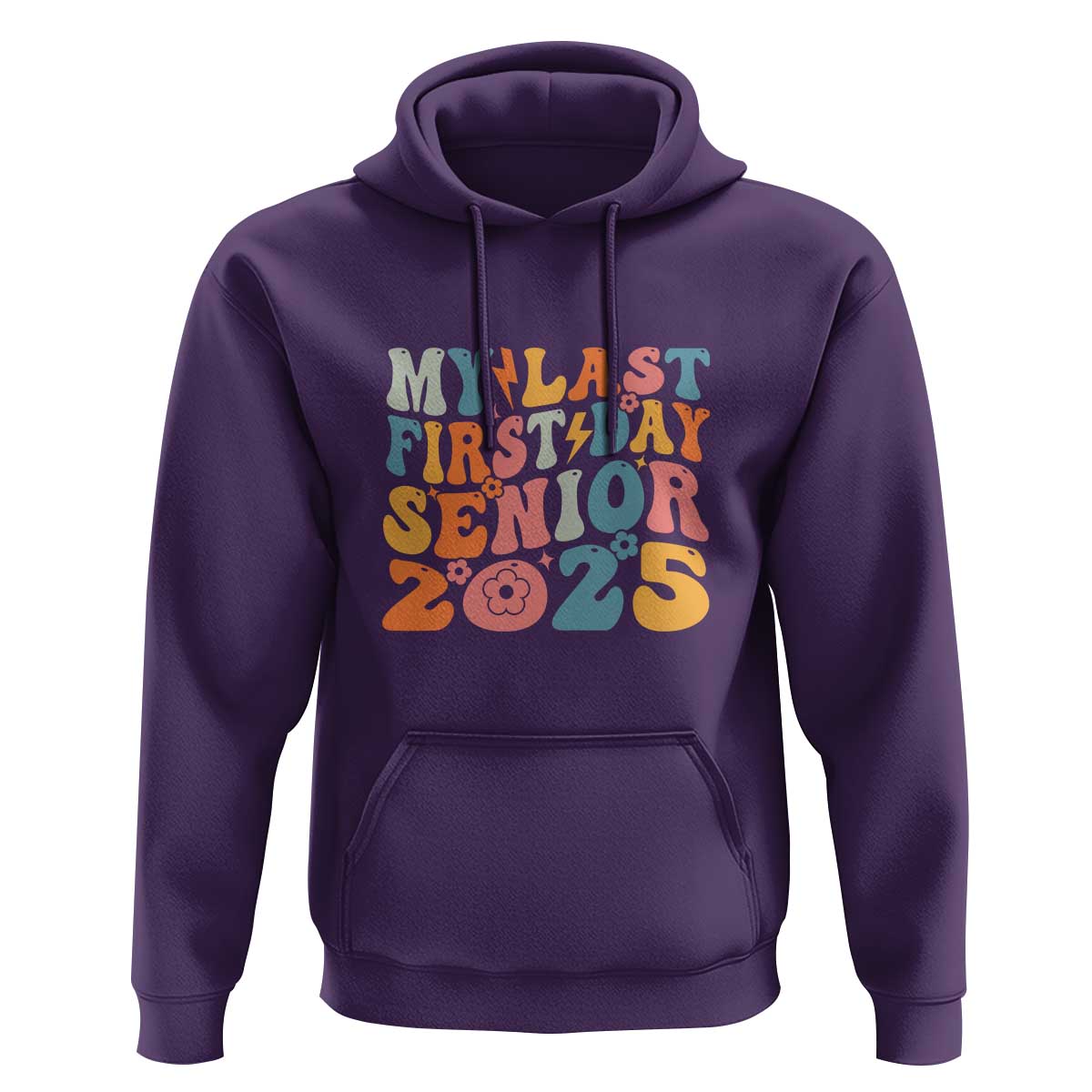 Class of 2025 Senior Tee Hoodie My Last First Day Back to School - Wonder Print Shop