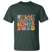 Class of 2025 Senior Tee T Shirt My Last First Day Back to School - Wonder Print Shop