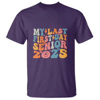 Class of 2025 Senior Tee T Shirt My Last First Day Back to School - Wonder Print Shop