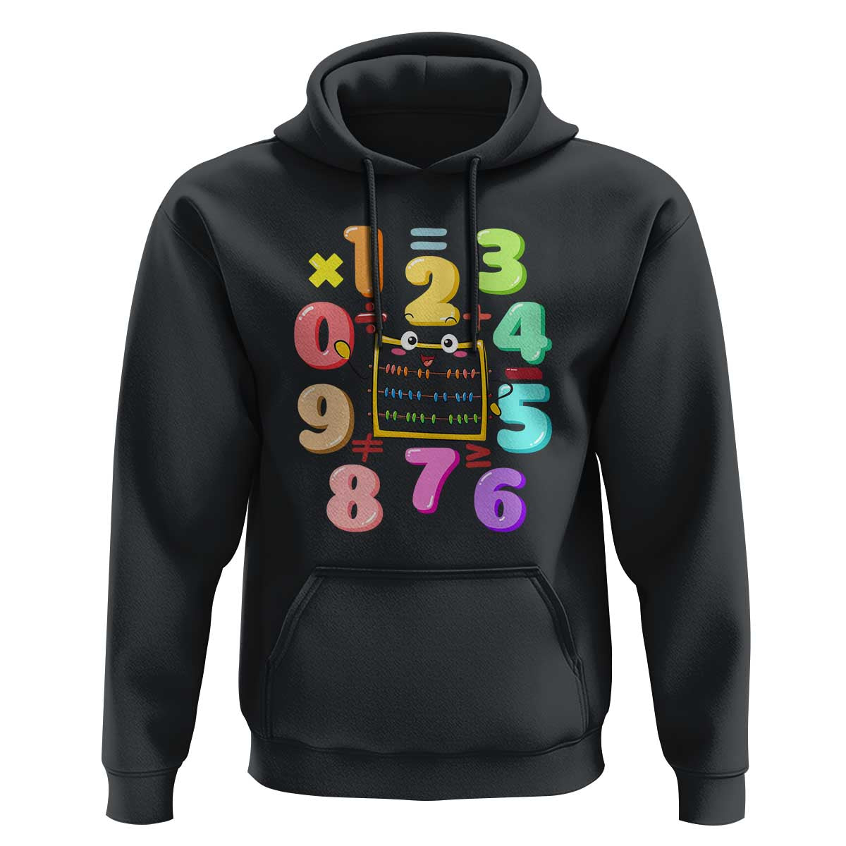 Math Day Cute Calculator & Numbers Back to School Design Hoodie Cute Calculator & Numbers Back to School Design - Wonder Print Shop