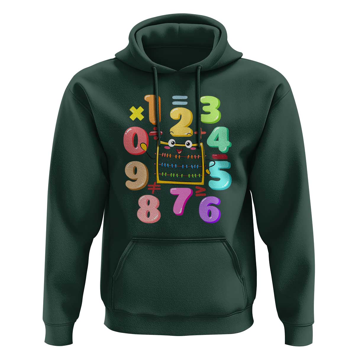 Math Day Cute Calculator & Numbers Back to School Design Hoodie Cute Calculator & Numbers Back to School Design - Wonder Print Shop