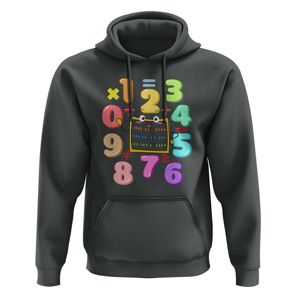 Math Day Cute Calculator & Numbers Back to School Design Hoodie Cute Calculator & Numbers Back to School Design - Wonder Print Shop