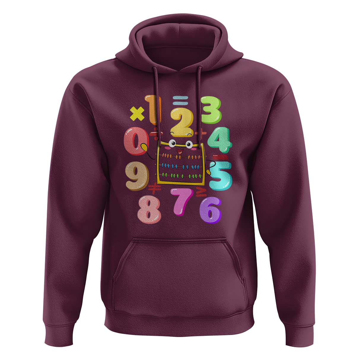 Math Day Cute Calculator & Numbers Back to School Design Hoodie Cute Calculator & Numbers Back to School Design - Wonder Print Shop