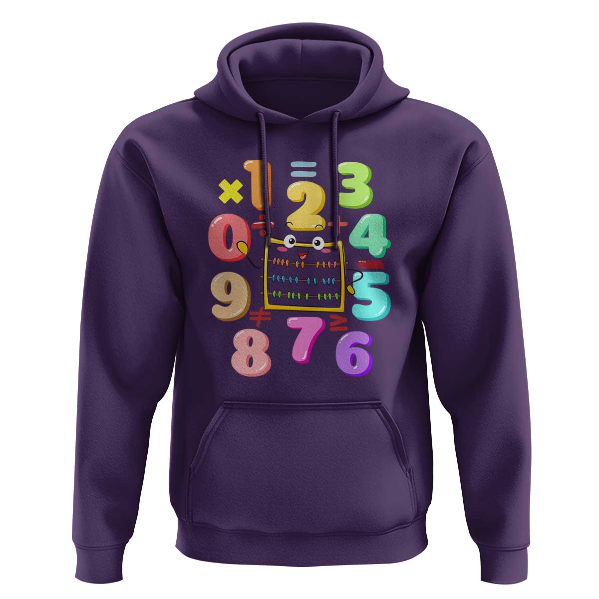 Math Day Cute Calculator & Numbers Back to School Design Hoodie Cute Calculator & Numbers Back to School Design - Wonder Print Shop