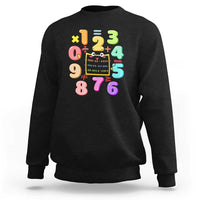 Math Day Cute Calculator & Numbers Back to School Design Sweatshirt Cute Calculator & Numbers Back to School Design - Wonder Print Shop