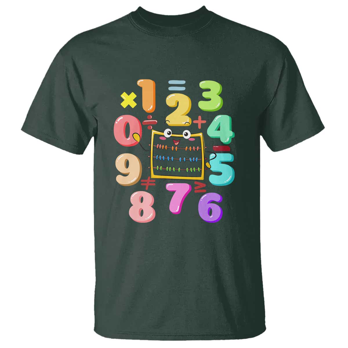 Math Day Cute Calculator & Numbers Back to School Design T Shirt Cute Calculator & Numbers Back to School Design - Wonder Print Shop