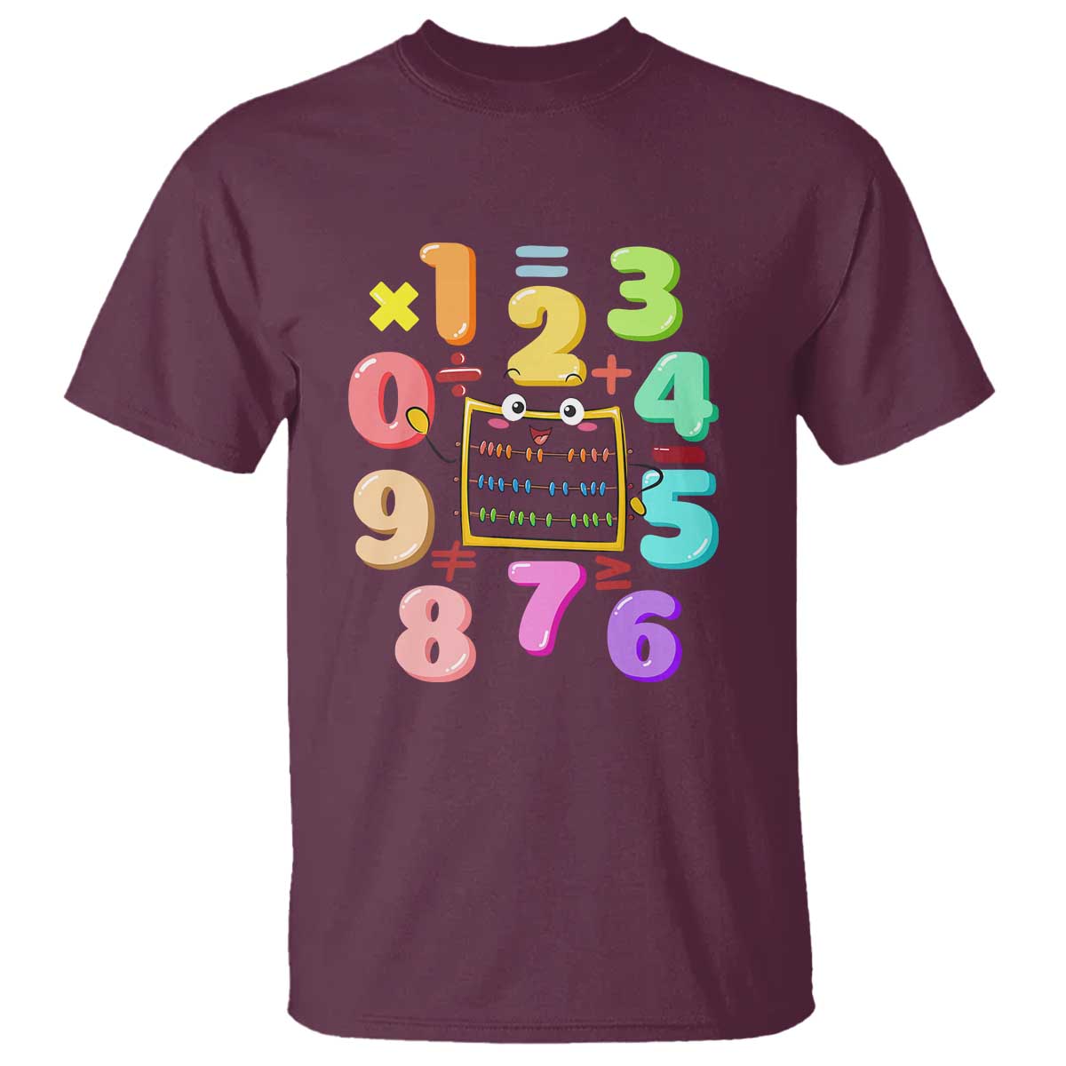 Math Day Cute Calculator & Numbers Back to School Design T Shirt Cute Calculator & Numbers Back to School Design - Wonder Print Shop