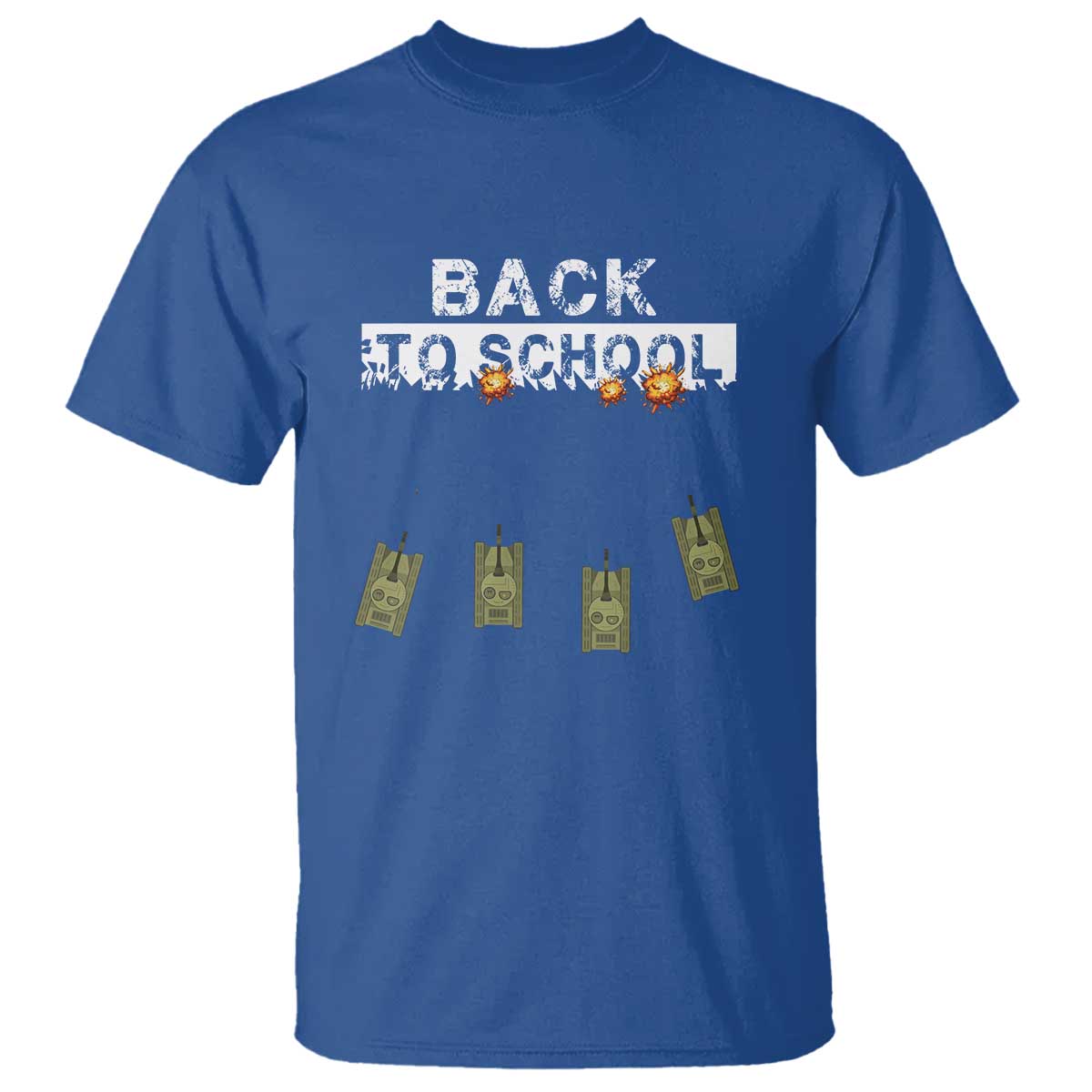 Back to School Game Over Tee T Shirt Funny Tank Design with Military Twist - Wonder Print Shop