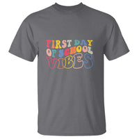 First Day of School Vibes T Shirt Happy Back to School for Teachers - Wonder Print Shop