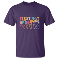 First Day of School Vibes T Shirt Happy Back to School for Teachers - Wonder Print Shop