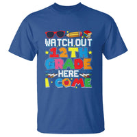 Watch Out 12th Grade Here I Come T Shirt Senior Year High School Tee - Wonder Print Shop