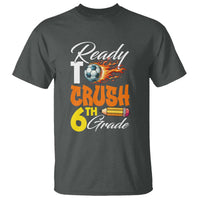 Ready to Crush 6th Grade Football Lover's Premium Tee T Shirt Perfect for Back to School - Wonder Print Shop